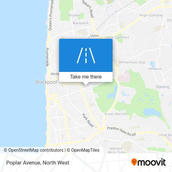Poplar Avenue map