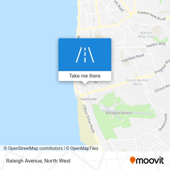 Raleigh Avenue map