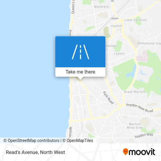 Read's Avenue map