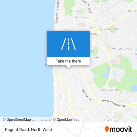 Regent Road map