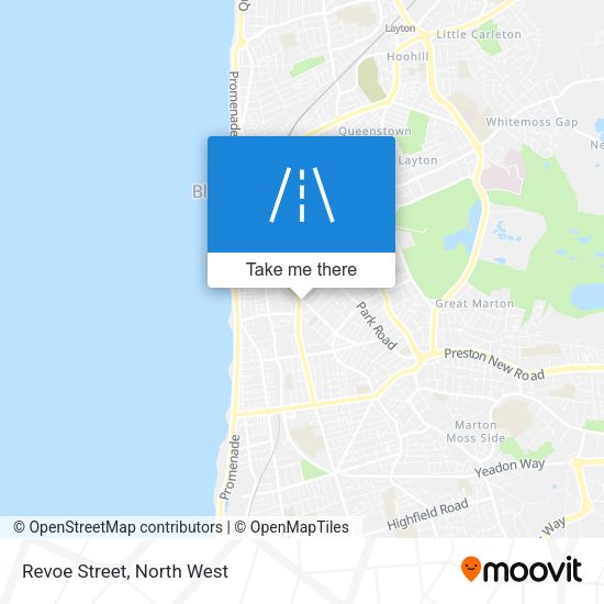 Revoe Street map