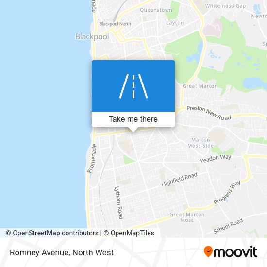 Romney Avenue map