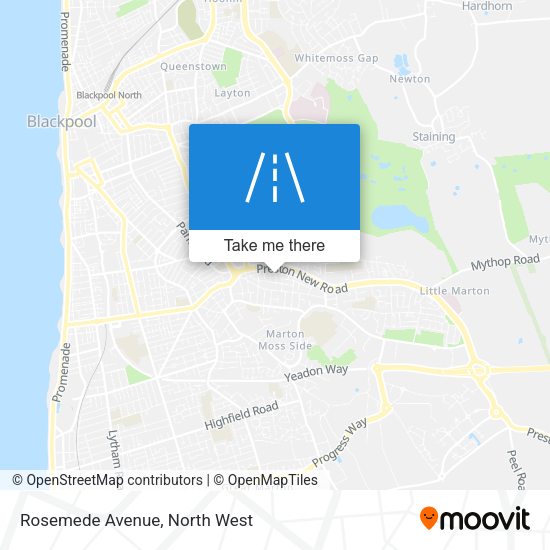 Rosemede Avenue map