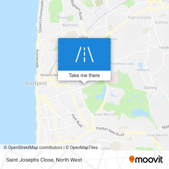 Saint Josephs Close map
