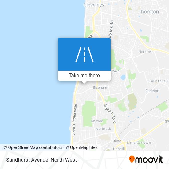 Sandhurst Avenue map