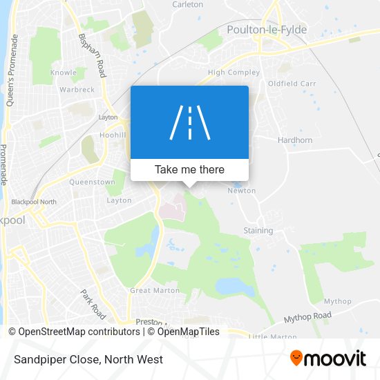 Sandpiper Close map