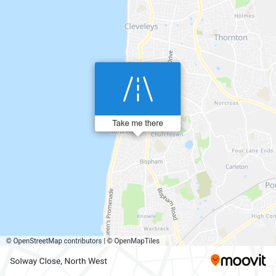 Solway Close map