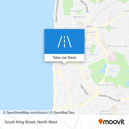 South King Street map