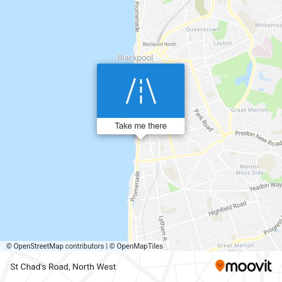 St Chad's Road map