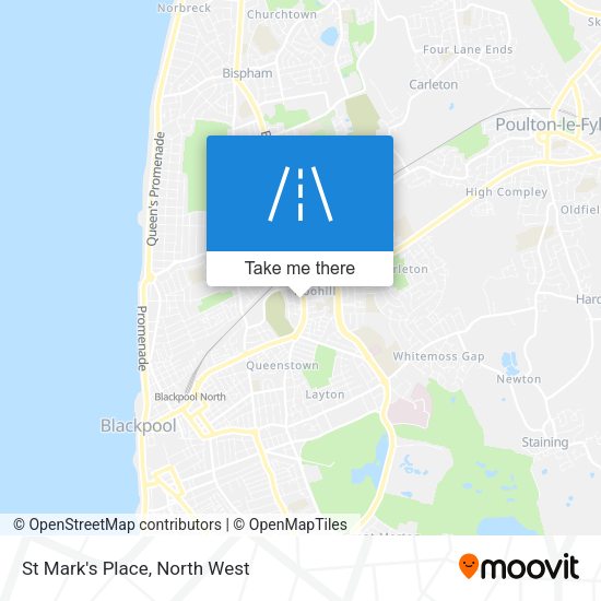 St Mark's Place map