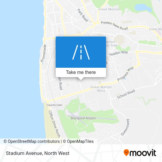Stadium Avenue map
