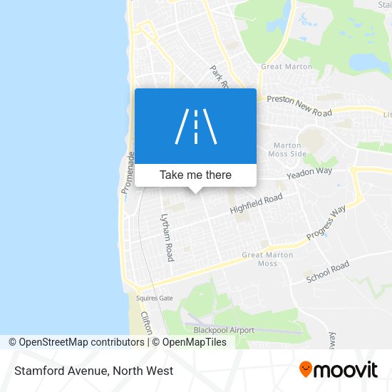 Stamford Avenue map