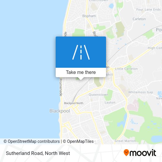 Sutherland Road map