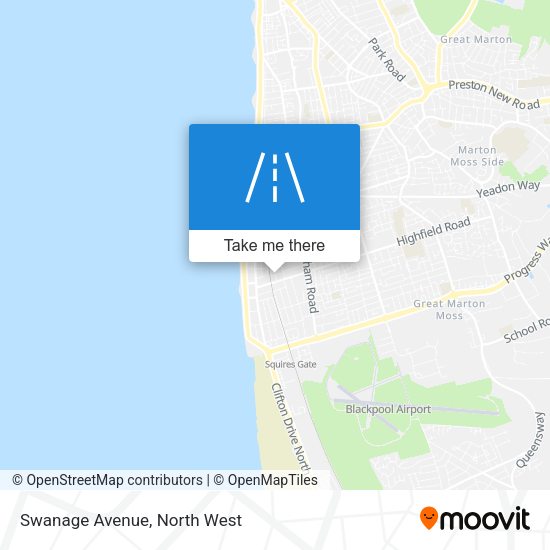 Swanage Avenue map
