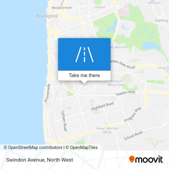 Swindon Avenue map