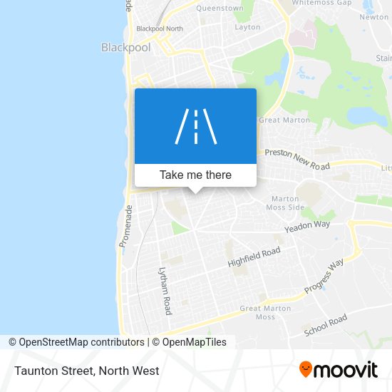 Taunton Street map