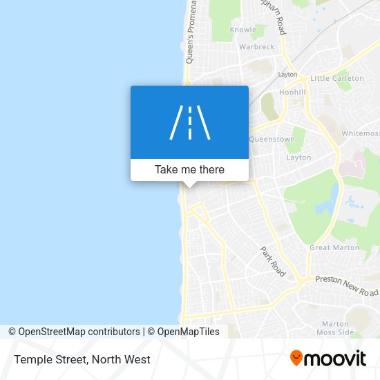 Temple Street map