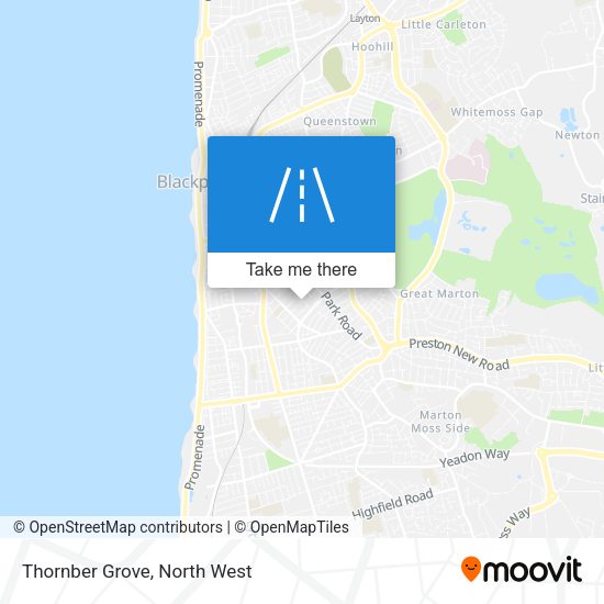 Thornber Grove map