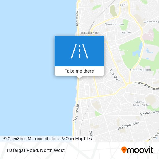 Trafalgar Road map
