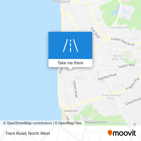 Trent Road map