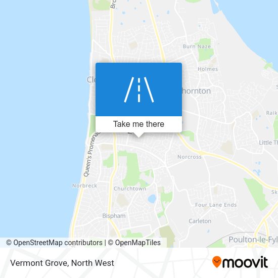 Vermont Grove map