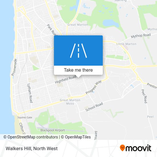 Walkers Hill map