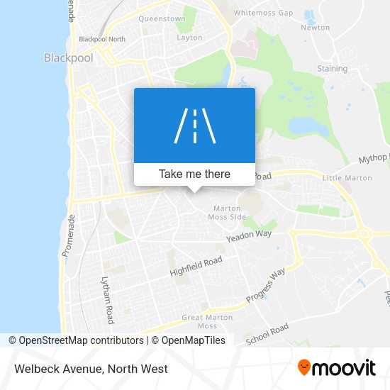 Welbeck Avenue map