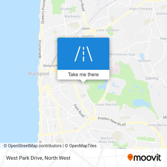 West Park Drive map