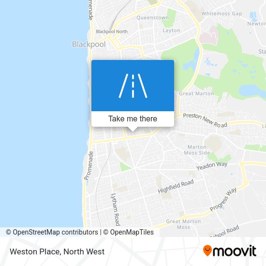 Weston Place map