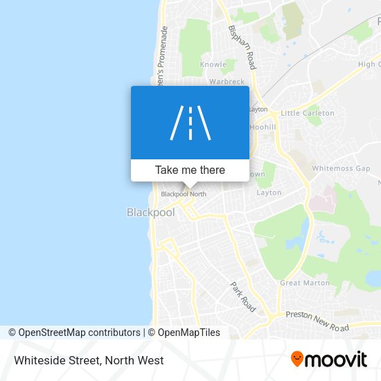 Whiteside Street map