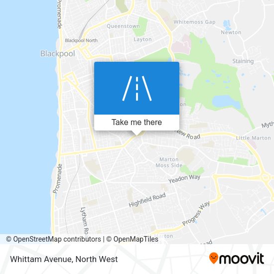 Whittam Avenue map
