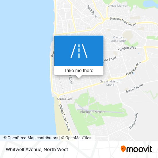 Whitwell Avenue map