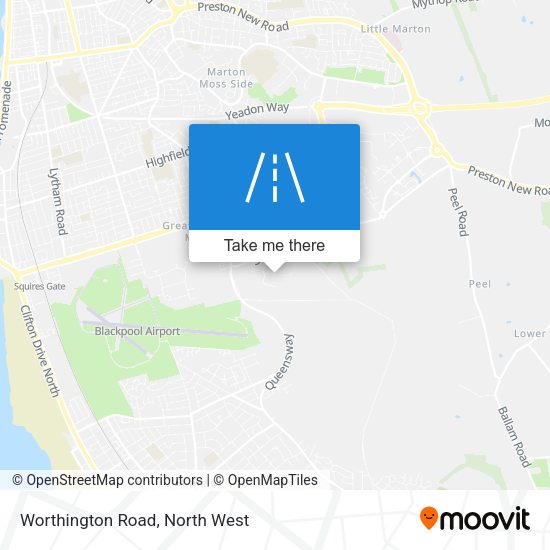 Worthington Road map
