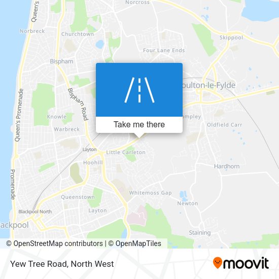 Yew Tree Road map