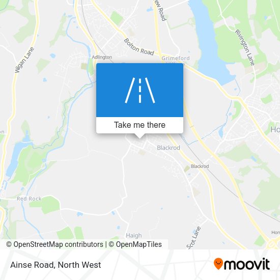 Ainse Road map