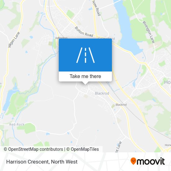 Harrison Crescent map