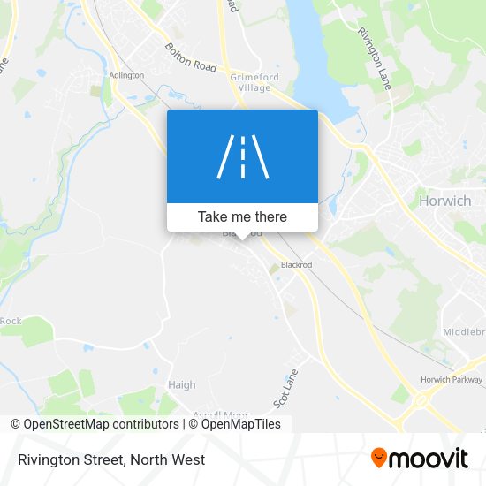 Rivington Street map