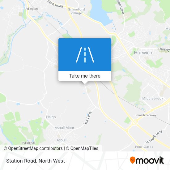 Station Road map
