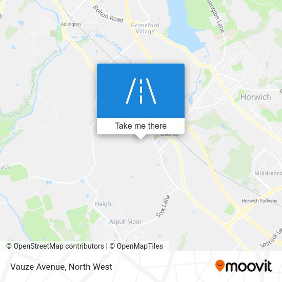 Vauze Avenue map