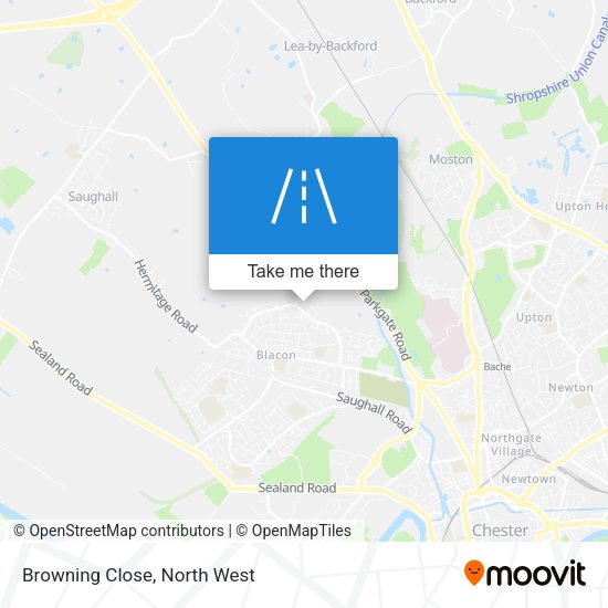 Browning Close map