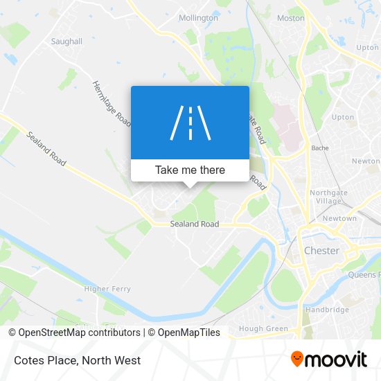 Cotes Place map