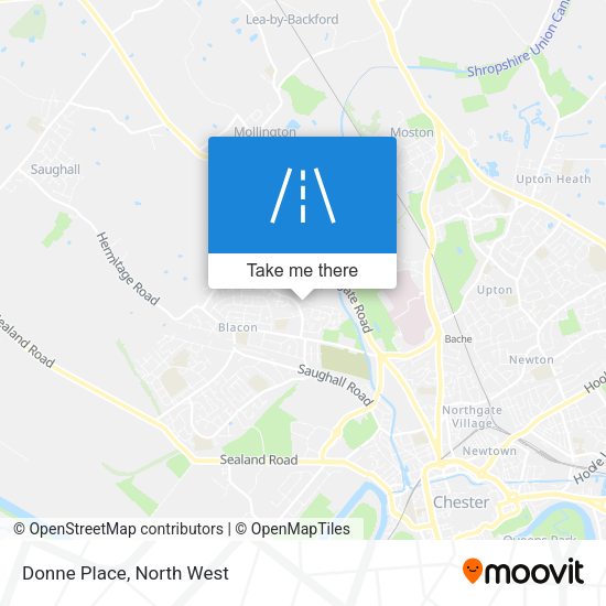 Donne Place map