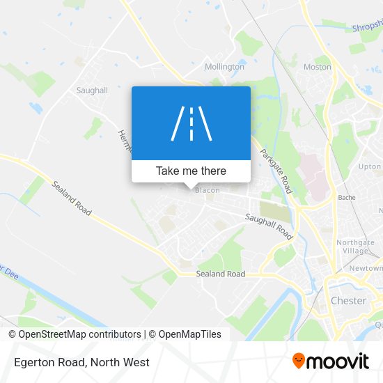 Egerton Road map
