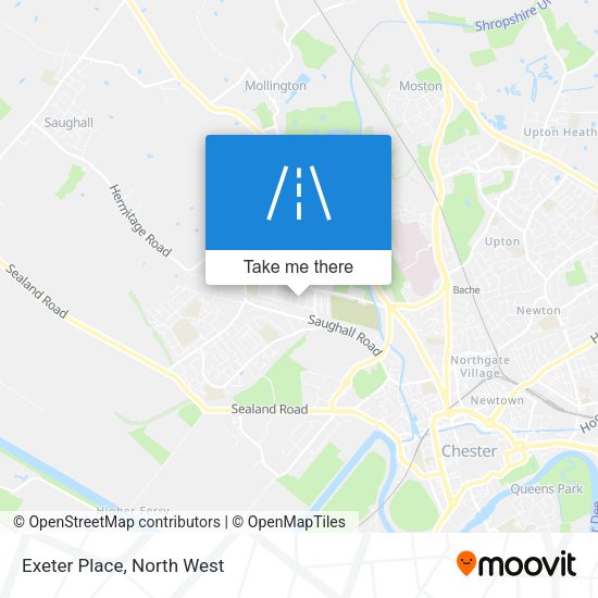 Exeter Place map