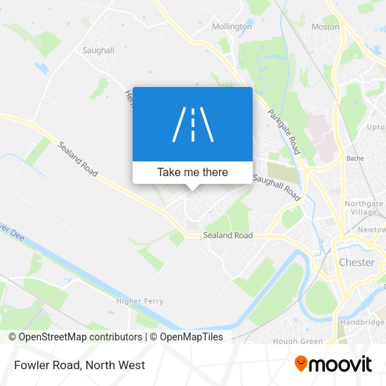 Fowler Road map