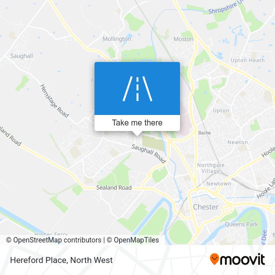 Hereford Place map