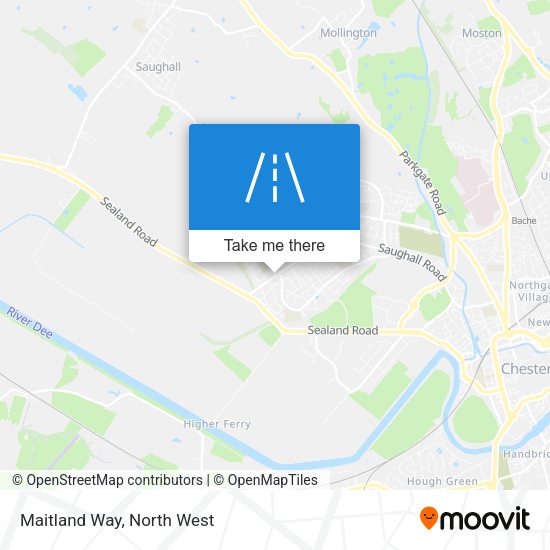 Maitland Way map