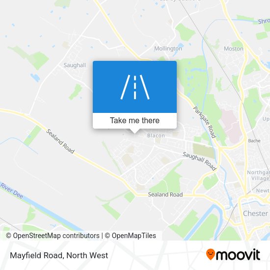 Mayfield Road map