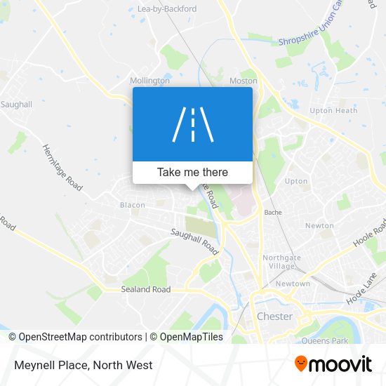 Meynell Place map