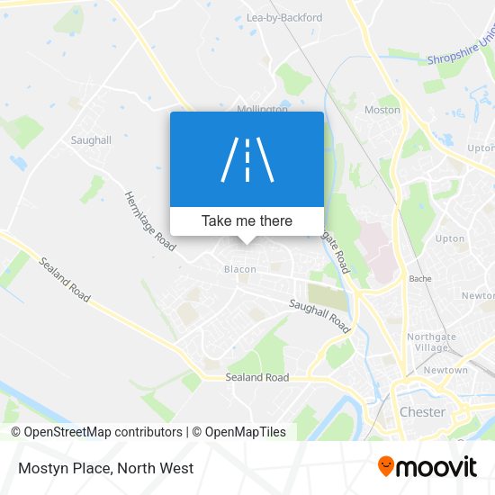 Mostyn Place map